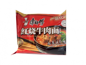 Лапша арт. 460068 БП тушеная говядина 1 шт 85 г в пак. (24 шт. упаковка),'