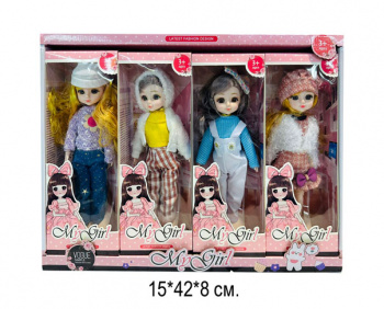Кукла арт. XZ577 Шарнирная в ассортименте в кор.• Кукла арт. XZ577 Шарнирная в ассортименте в кор.•