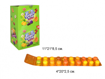 Конфета арт. 220189/220172 "Витаминки" карамель 30 шт. в кор.