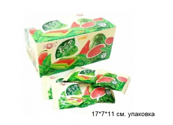 Жевательная резинка арт. 22487/330574-1/330529 С начинкой "Арбуз" 16 г 30 шт. в кор.