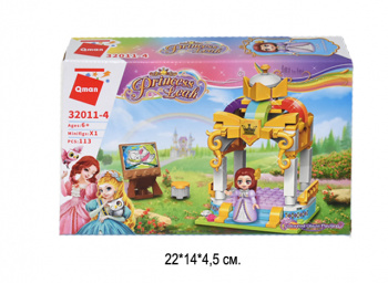 Конструктор арт. 32011-4" Принцесса (4шт.)/шоубокс 22*14*4,5 Конструктор арт. 32011-4" Принцесса (4шт.)/шоубокс 22*14*4,5