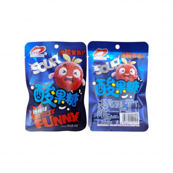 Конфета арт. 102125 Кислая "Восковница - китайская клубника" 20 г 20 шт. в кор.*',