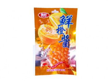 Конфета арт. 080170-2 Жевательные бобы "Апельсин" 35 г 20 шт. упаковка'#,