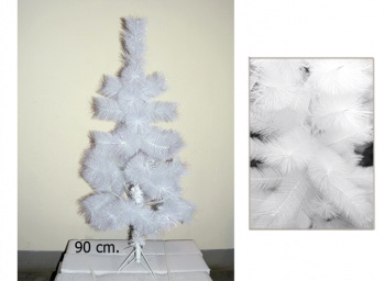 Елка 90 см арт. C1006-1-90-601 Белая пушистая №9/16 в кор.