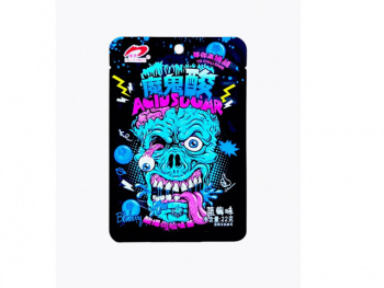 Конфета арт. 101692/79793 Кислая "Зомби" Черника 20 г в пак. 20 шт. в кор.#