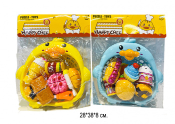 Набор игровой арт. 191A3 "Цыпленок" Продукты нарезные в ассортименте в пак.•