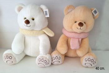 им Медведь арт. 9592/40 В шарфе цвета микс 40 см в пак. им Медведь арт. 9592/40 В шарфе цвета микс 40 см в пак.