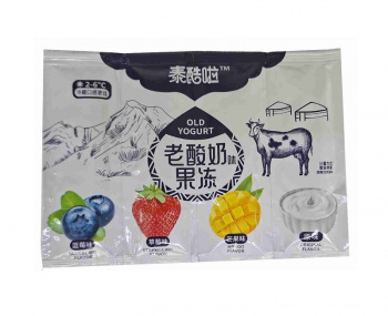 Желе арт. 730867 Фруктово-йогуртовый Набор 4 в 1 вкусы микс 20 шт. контейнер*