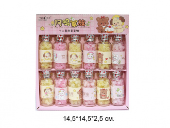 Конфета арт. 04617 Драже "Звездочки" Зверушки в банке 12 шт. упаковка