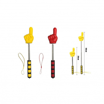 Указка арт. 209216 Телескопическая Палец-Макси 28/94 см 1 шт. цвет ассорти в пак._=