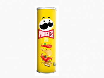 Чипсы арт. 300020 Pringles томат 110 г в желтой банке,* Чипсы арт. 300020 Pringles томат 110 г в желтой банке,*