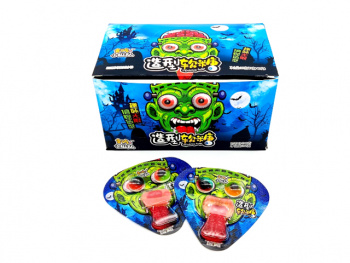 Мармелад арт. 748863/748665 Набор "Глаза, зубы и язык" вкусы микс 18 г на листе 20 шт. в кор.#'