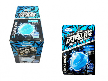 Конфета арт. 851609-4 "Черника" кислая 24 г 20 шт. упаковка Конфета арт. 851609-4 "Черника" кислая 24 г 20 шт. упаковка