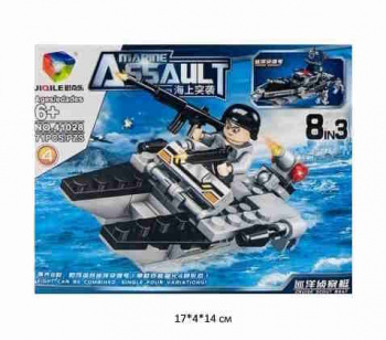 Конструктор арт. 41028-4 Военный катер 71 дет. в кор.~ Конструктор арт. 41028-4 Военный катер 71 дет. в кор.~