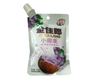 Желе арт. 301018/301001 "Кокосовый виноград" 110 г в пауче 20 шт. в кор.