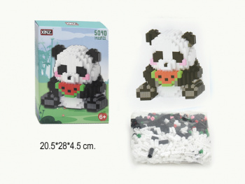 Конструктор арт. 5040-802-805 Микро Панда с арбузом 1433 дет. в кор.=