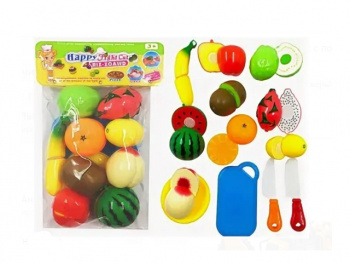 Набор игровой арт. 180A5 Фрукты+доска+нож в пак.• /72 шт./