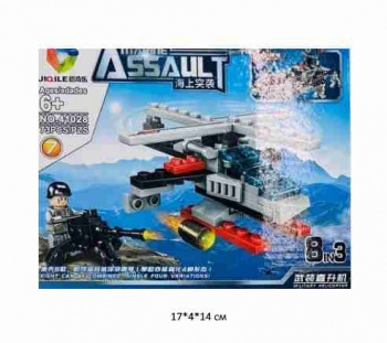 Конструктор арт. 41028-7 Военный вертолет 73 дет. в кор.~ Конструктор арт. 41028-7 Военный вертолет 73 дет. в кор.~