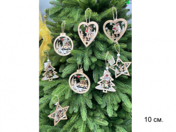 Игрушка арт. LC20-009 В ассортименте дерев. 10 см (12 шт.) в пак. Игрушка арт. LC20-009 В ассортименте дерев. 10 см (12 шт.) в пак.