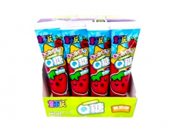 Конфета арт. 002476/002469-2 Жидкая "Зубная паста" "Клубника" 25 г 20 шт. в кор.;