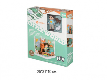 Дом для кукол арт. 8971-B "Комната мальчика с животными"_/24шт./