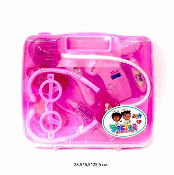 Набор доктора арт. DF546-49AB В пластик. чемодане 8 предм._ /48 шт./