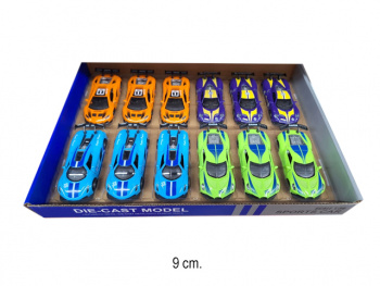 Модель металл. арт. 366A Спорткар (12 шт.) шоубокс= Модель металл. арт. 366A Спорткар (12 шт.) шоубокс=
