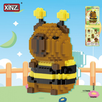 Конструктор арт. 5173-805 Капибара в костюме пчелы 1472 дет. в кор. Конструктор арт. 5173-805 Капибара в костюме пчелы 1472 дет. в кор.